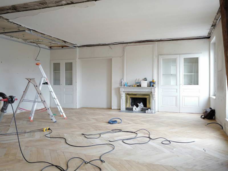 Rénovation plafond et murs pour appartement